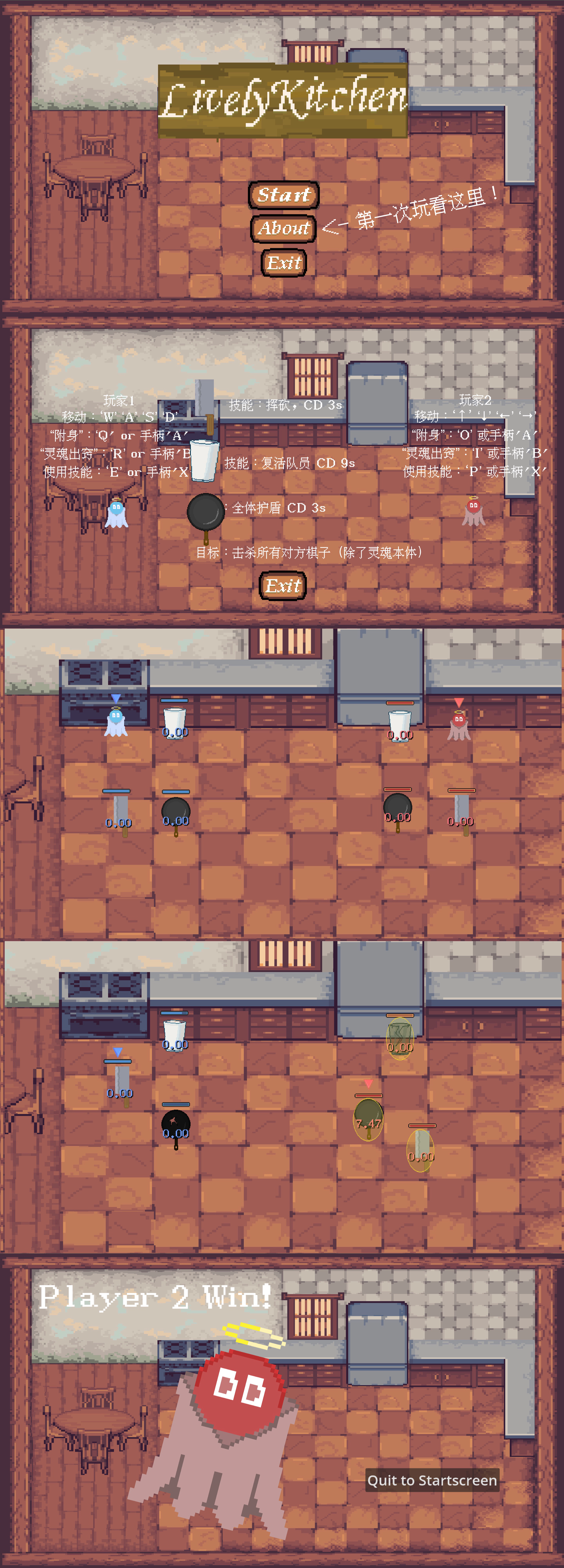 Lively kitchen Game
